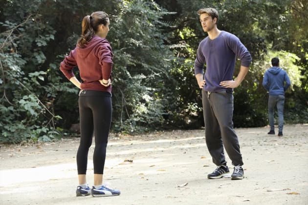 Spencer and Dean Standoff
