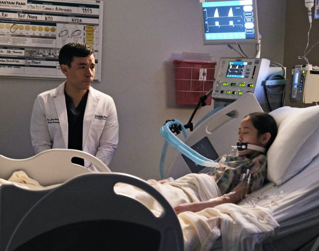 Jake Watches Over a Patient - The Resident Season 4 Episode 11