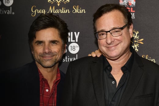 John Stamos and Bob Saget attend the 18th Annual International Beverly Hills Film Festival Opening Night Gala Premiere of 