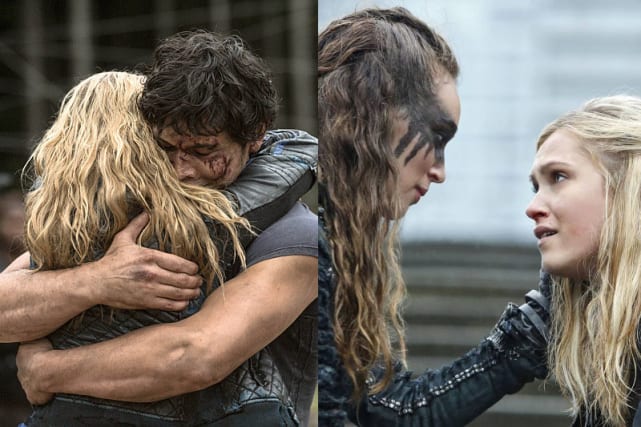 Clarke, Lexa, and Bellamy - The 100