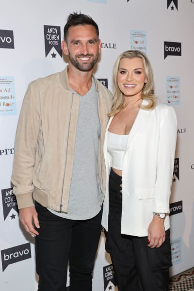 Carl Radke and Lindsay Hubbard attend the launch party for the book "Not All Diamonds and Rosé: The Inside Story of The Real Housewives from the People Who Lived It"