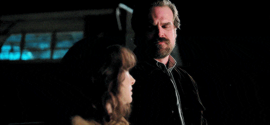 Joyce and Hopper - Stranger Things