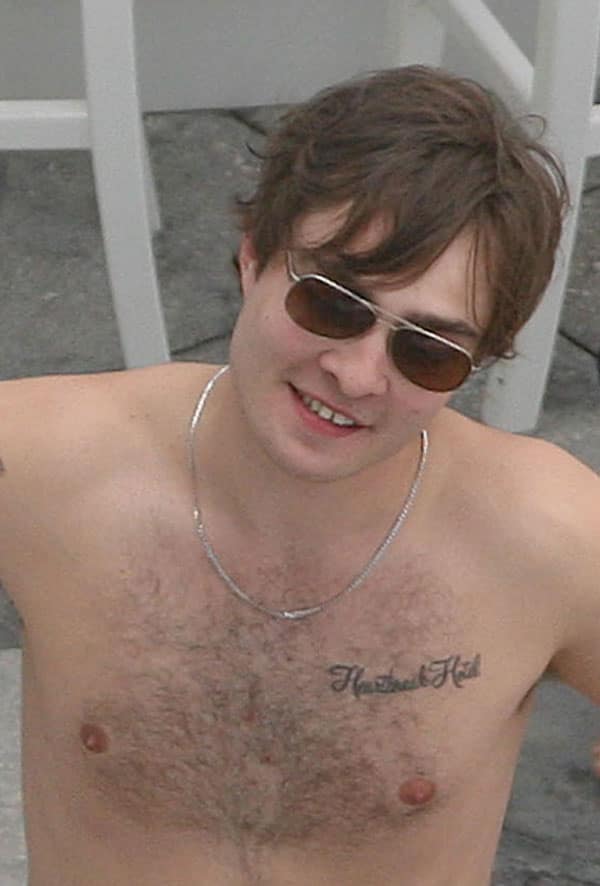 Ed Westwick Shirtless