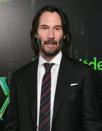 Actor Keanu Reeves attends "The Matrix Resurrections" Red Carpet U.S. Premiere Screening at The Castro Theatre