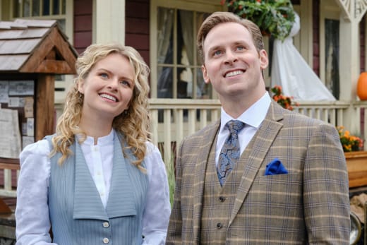 Faith and Mike Look Happy - When Calls the Heart Season 9 Episode 8