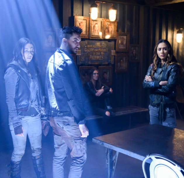Emori and Murphy and Raven - The 100 Season 6 Episode 10