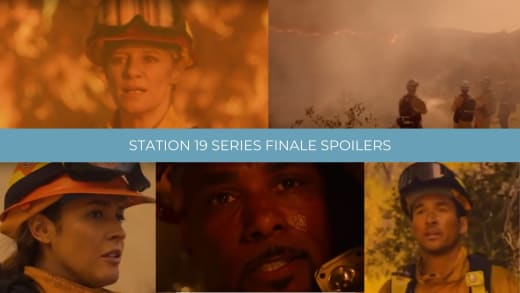 Station 19 Season 7 Episode 19 Series Finale Spoiler Collage