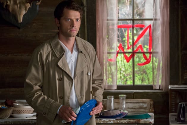 Serious Castiel
