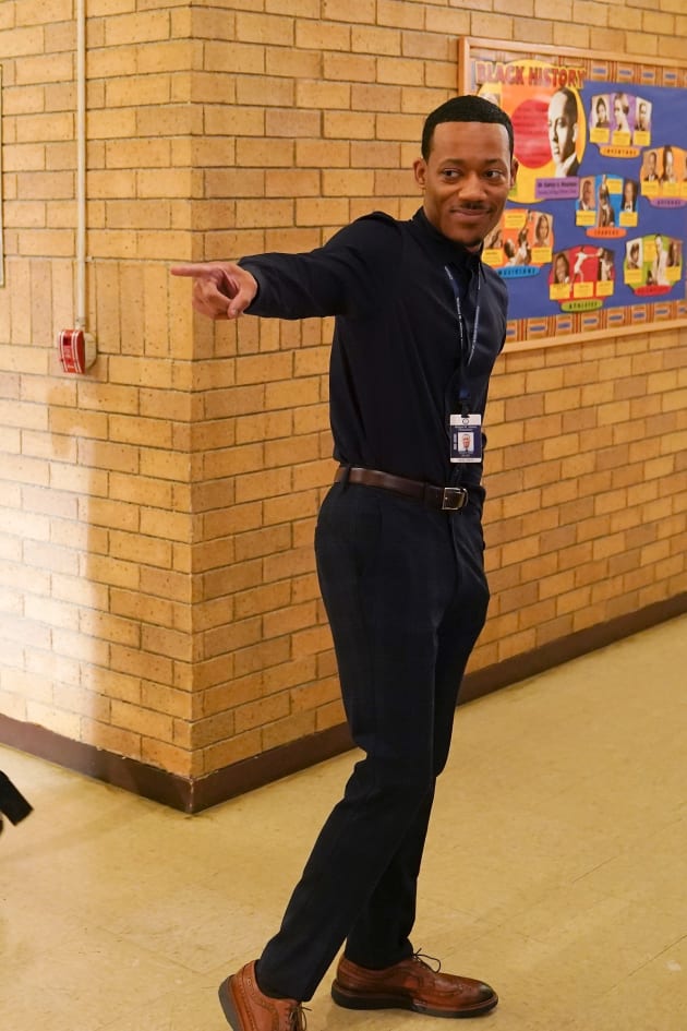 Abbott ElementaryGregory pointing Season 2 Episode 16 TV Fanatic