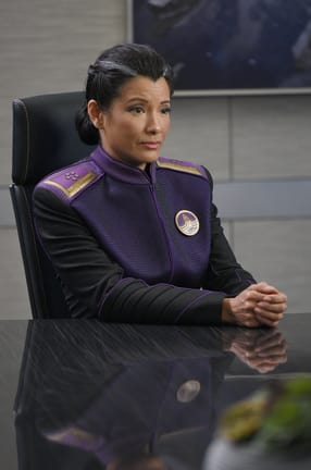 Kelly Hu on the Orville Season 1 Episode 6