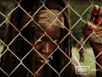 Michonne Behind a Fence