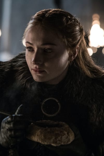 A Sullen Sansa - Game of Thrones Season 8 Episode 2