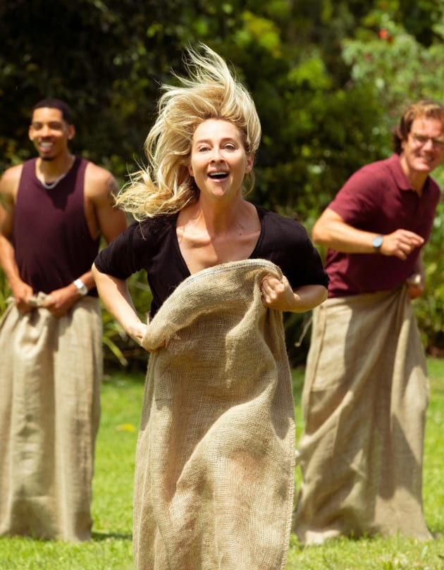 Potato Sack Races-Nine Perfect Strangers Season 1 Episode 3