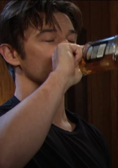 Xander Turns to Alcohol - Days of Our Lives