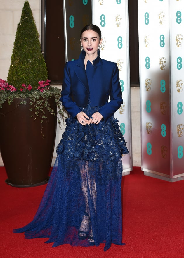 Lily Collins Attends Event