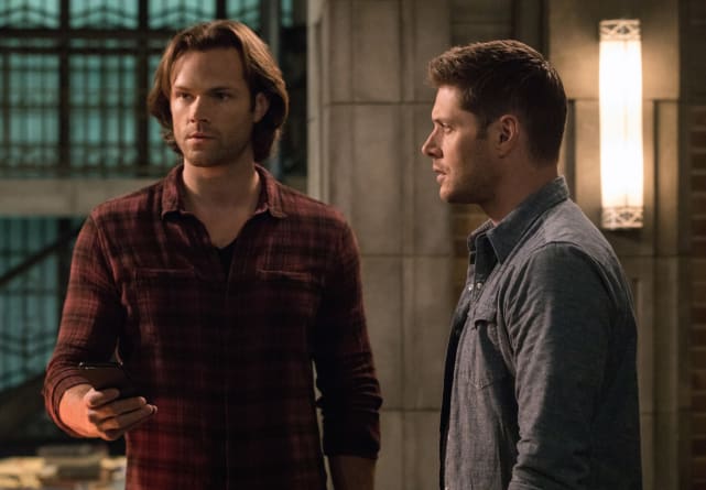 Sam and Dean take a phone call - Supernatural Season 12 Episode 23