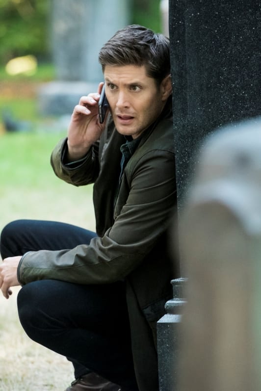 On the Phone Supernatural Season 15 Episode 3 TV Fanatic