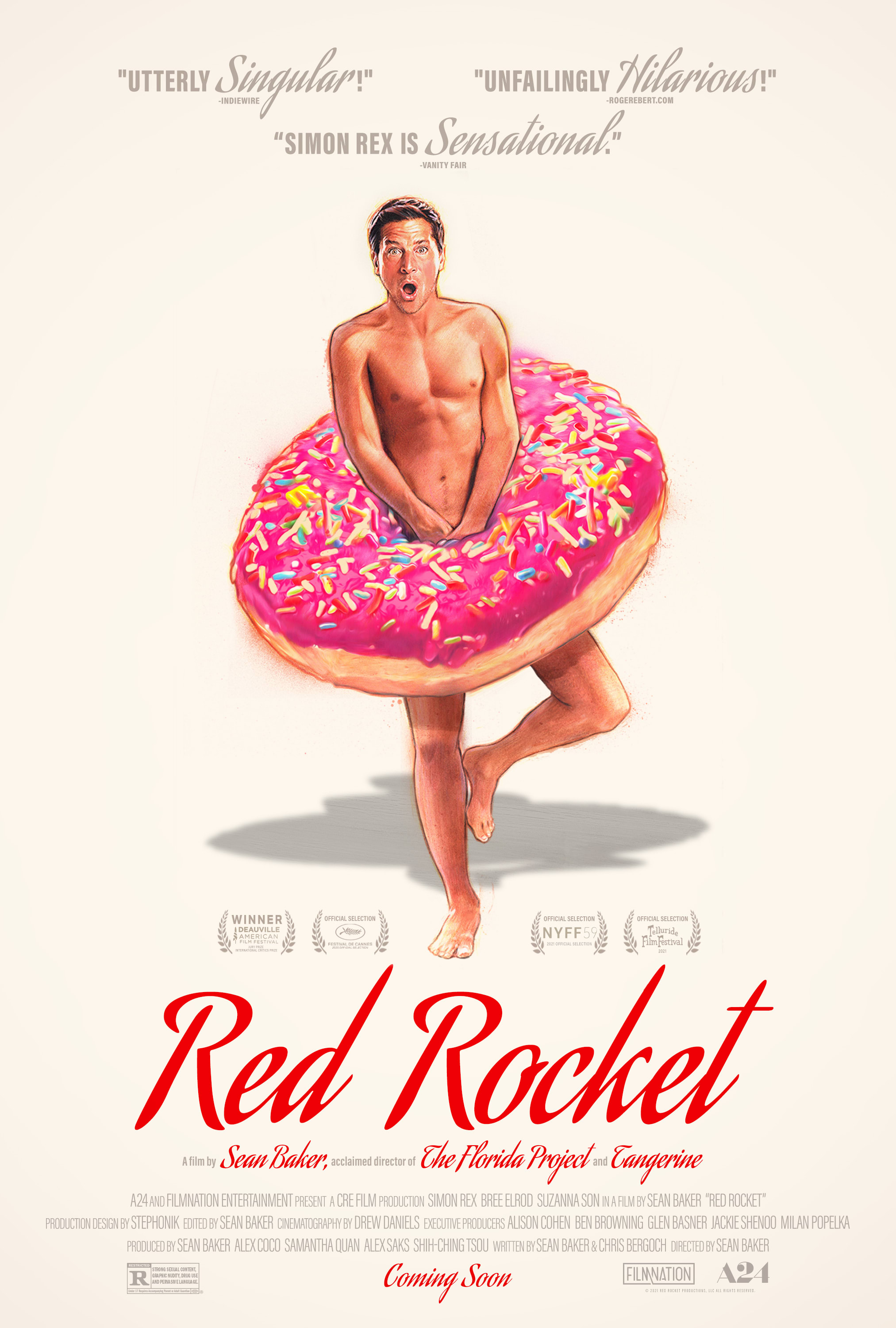 Simon Rex Red Rocket Red Rocket Poster featuring Simon Rex as Mikey Saber - TV Fanatic