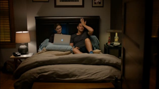 Booth and Brennan in Bed