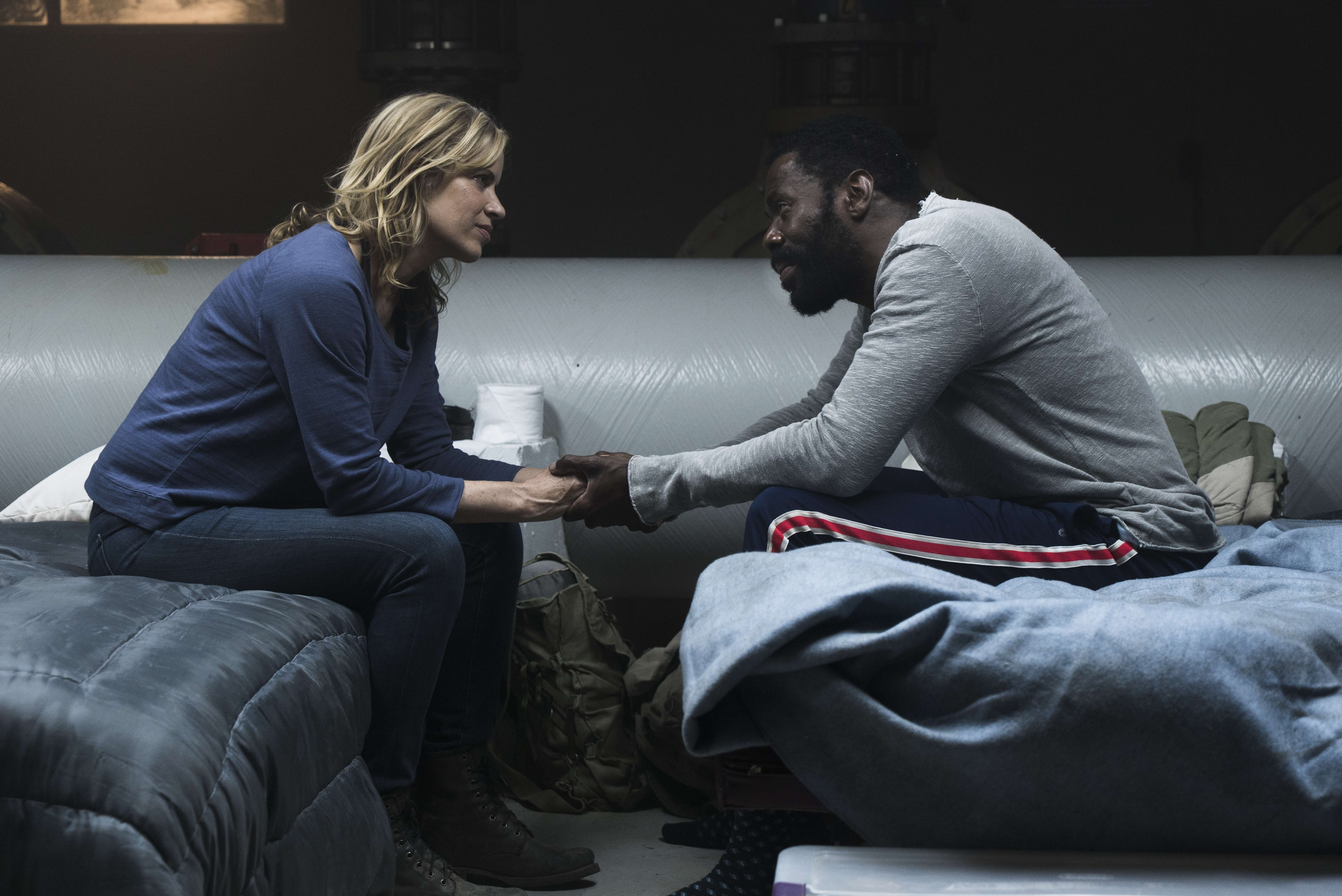 Madison and Strand - Fear the Walking Dead - TV Fanatic