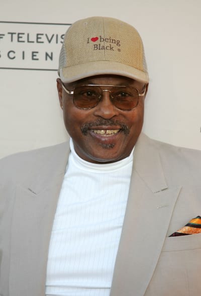 Actor Roger E. Mosley arrives at the Academy of Television Arts and Sciences and the Stunts Peer Group Emmy Nominee Party For Stunt Coordination