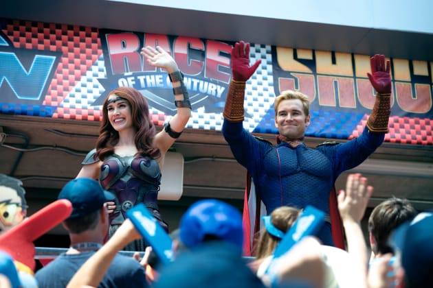 Waving at the Crowd