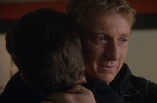 Tearful Hug  - Cobra Kai Season 4 Episode 9