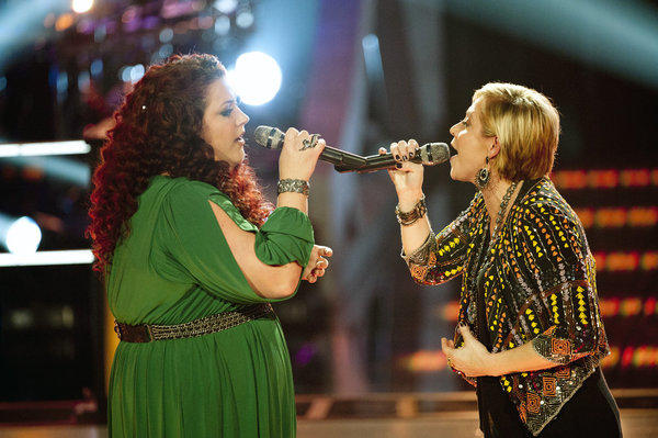 Erin Willett and Gwen Sebastian Battle