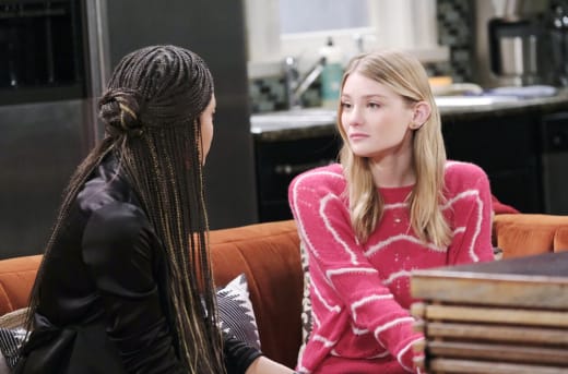 Allie Confides in Lani - Days of Our Lives