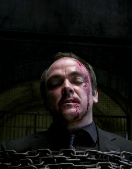 Crowley in Chains - Supernatural
