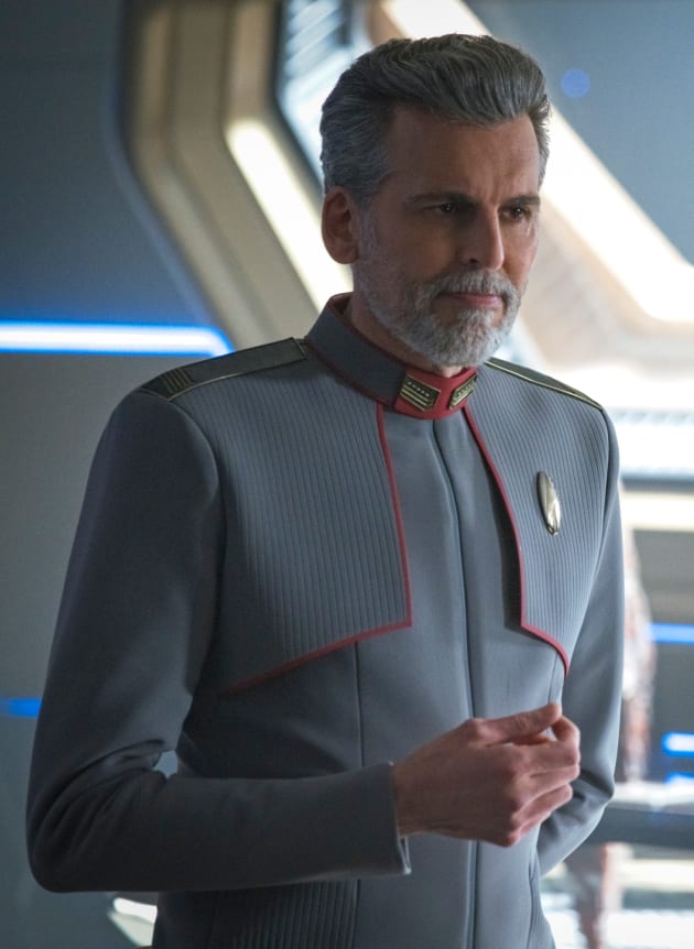 Admiral Vance Feeling Doubt - Star Trek: Discovery - TV Fanatic