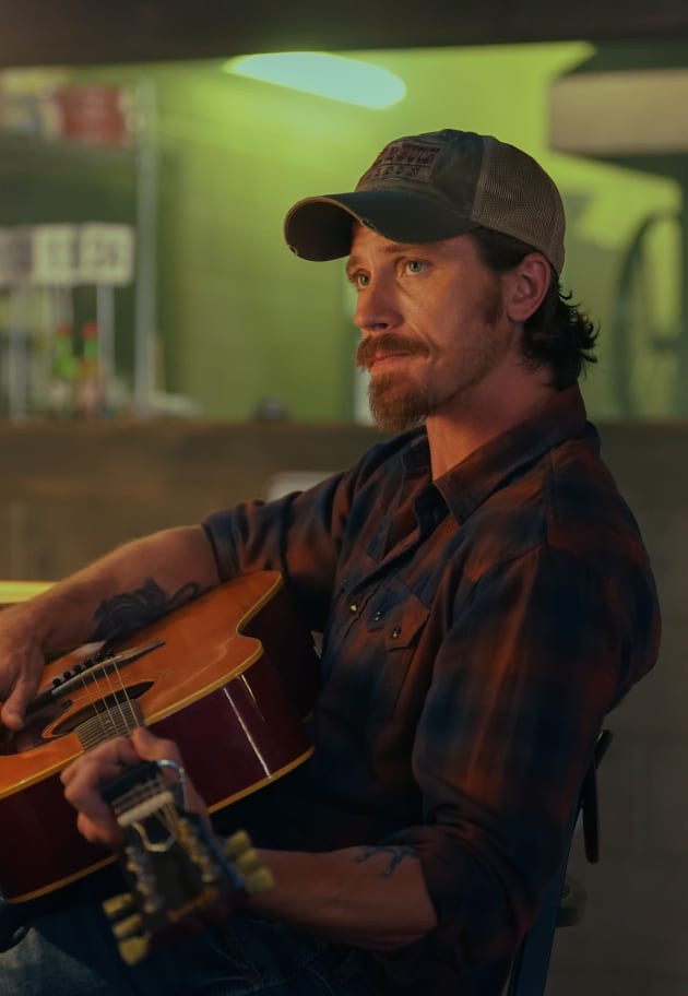 Mitch Strums the Guitar - Tulsa King Season 1 Episode 4 - TV Fanatic