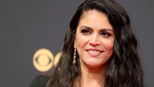 Cecily Strong attends the 73rd Primetime Emmy Awards at L.A. LIVE