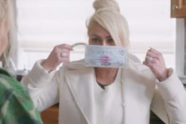 Darcey Wearing a Face Mask - Darcey & Stacey
