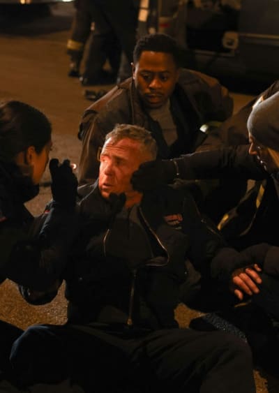 Herrmann Suffers During a Call - Chicago Fire Season 12 Episode 1