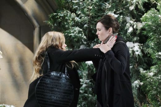 Fight at the Cemetery - Days of Our Lives