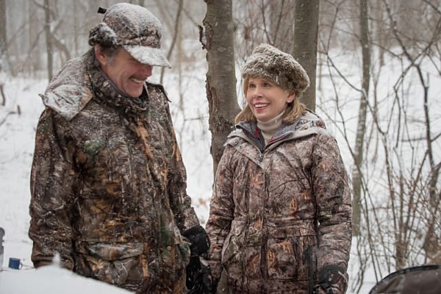 "But which head are we going to mount over the fireplace?" The Good Wife