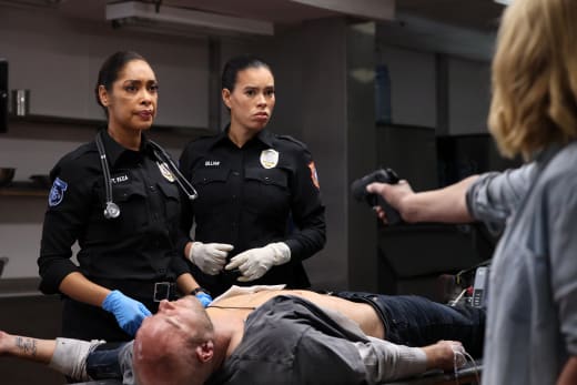 At gunpoint - 9-1-1: Lone Star Season 2 Episode 8