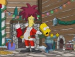 Mall Santa - The Simpsons
