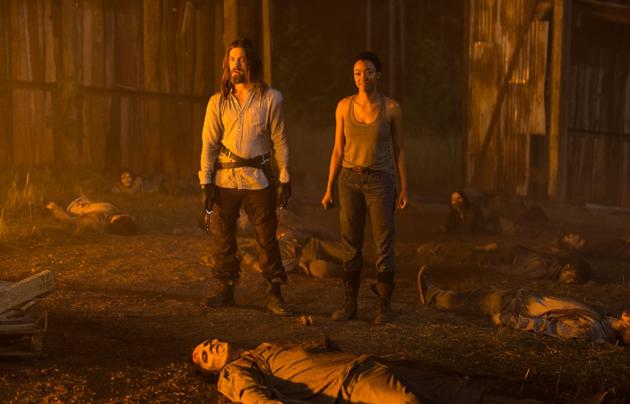 Jesus and Sasha - The Walking Dead Season 7 Episode 5