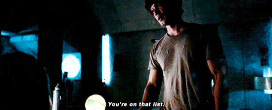 When Clarke and Bellamy put each other on the list on 4x03 "The Four Horsemen”