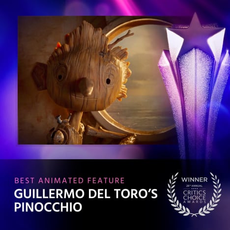 Guillermo Del Toro's Pinocchio CCA 2023
