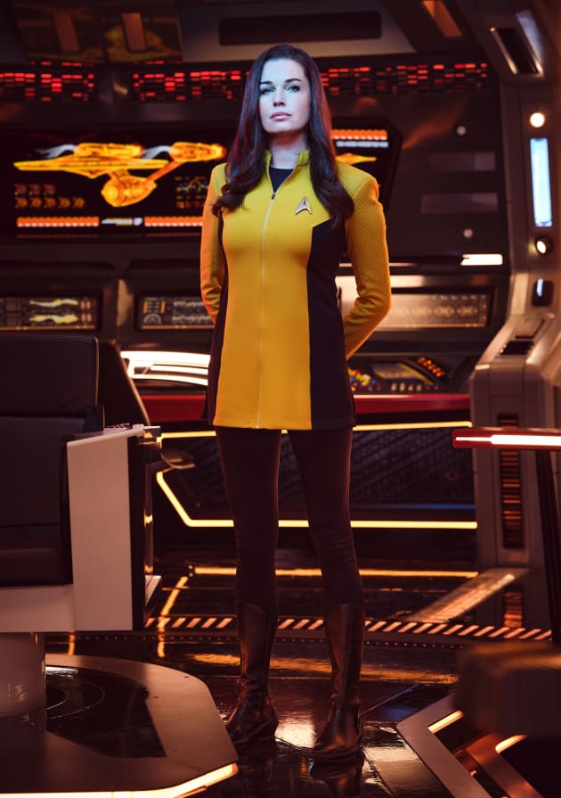 Star Trek Strange New Worlds Rebecca Romijn On The Secrets That Drive Una S Excellence Tv