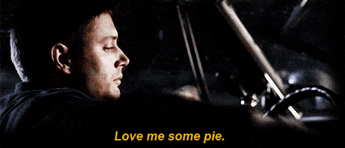 Dean and pie - Supernatural