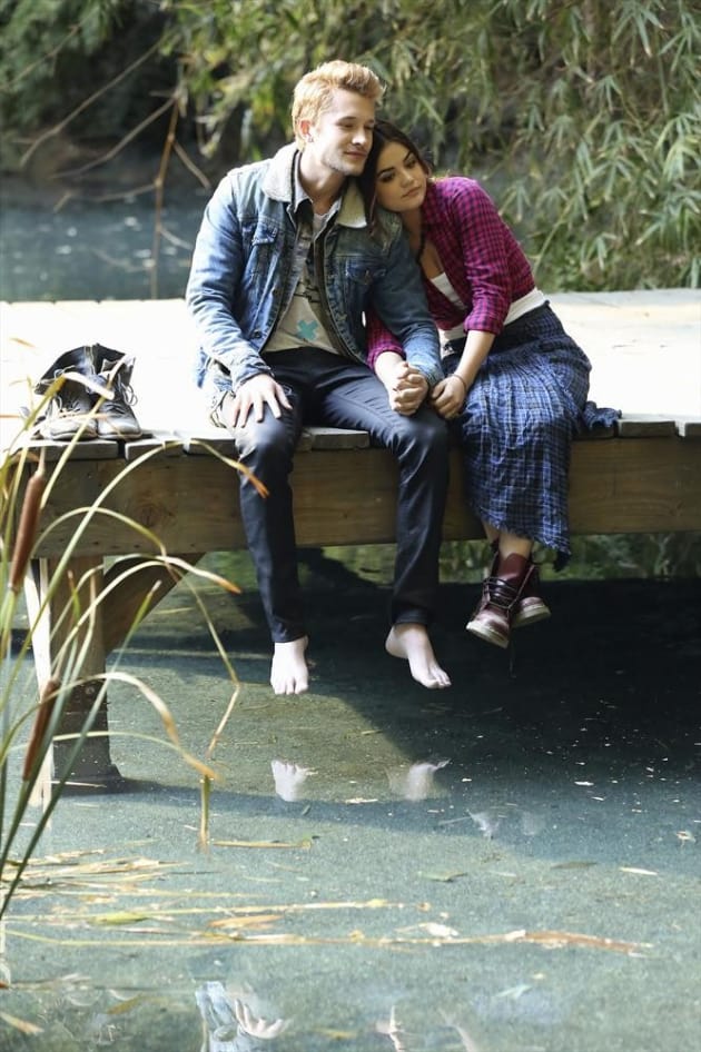 Aria and Riley Holding Hands