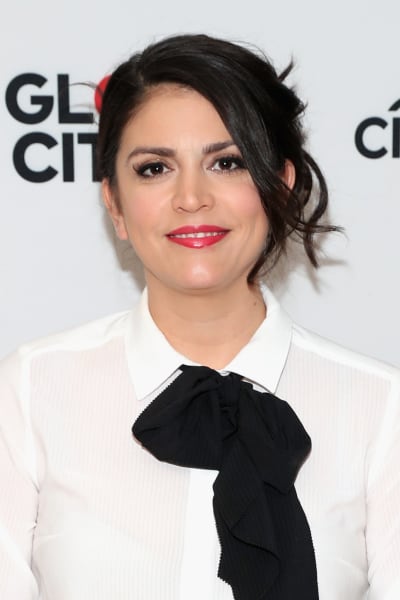  Comedian Cecily Strong poses backstage at Global Citizen: The World On Stage