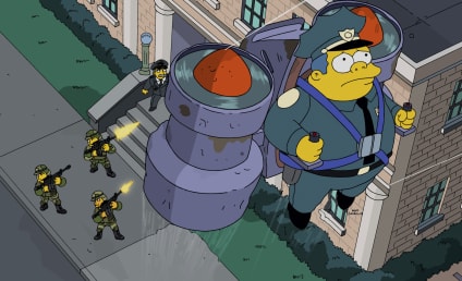 The Simpsons Season 26 Episode 16 Review: Sky Police