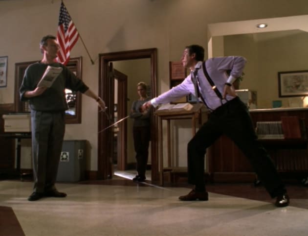 Fencing - Buffy the Vampire Slayer Season 3 Episode 21