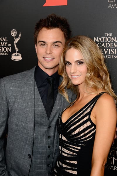 Darin Brooks and Kelly Kruger at 40th Annual Daytime Emmys