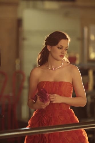 Blair red store dress paris